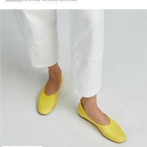 Everlane Yellow Women's Flats